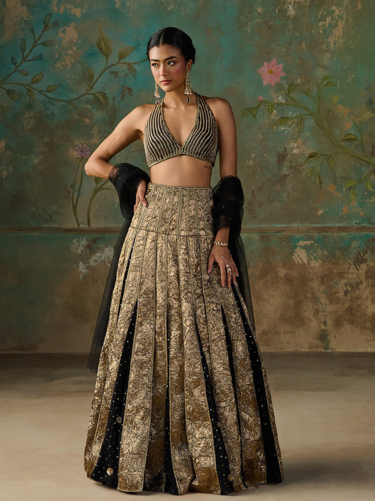 Vespera Black Lehenga Set