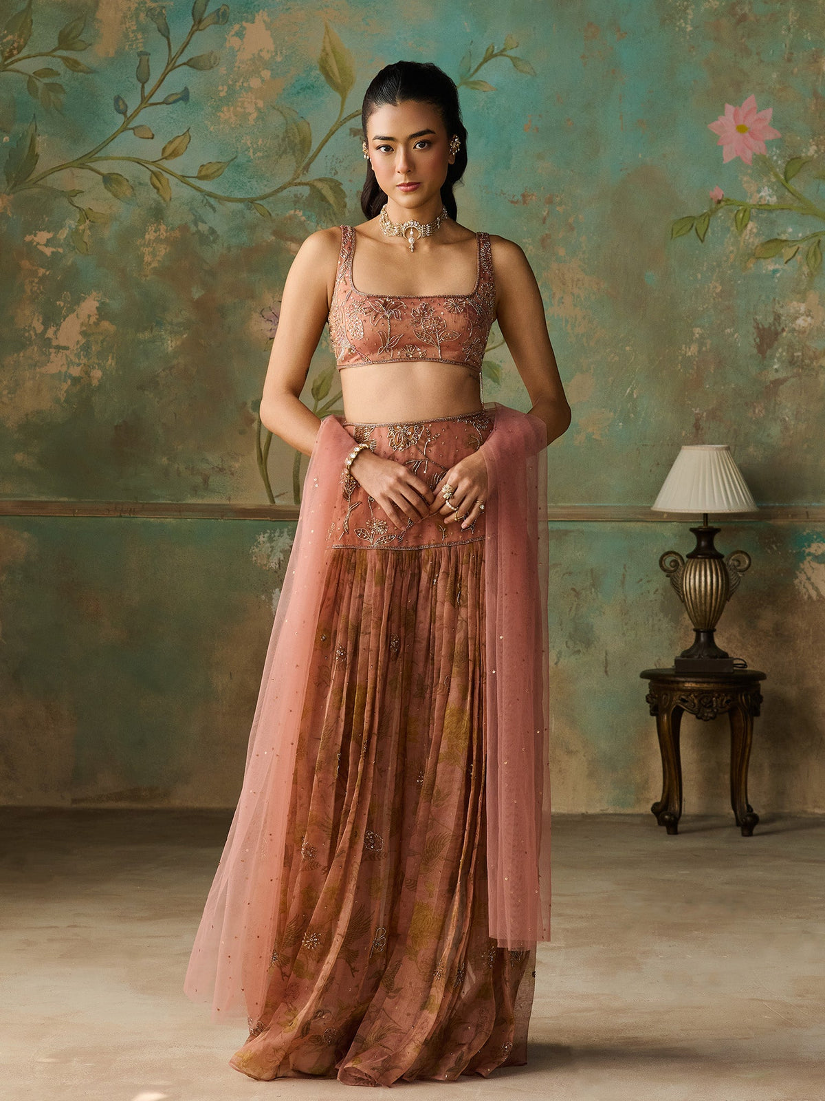Isla Rust Skirt Set
