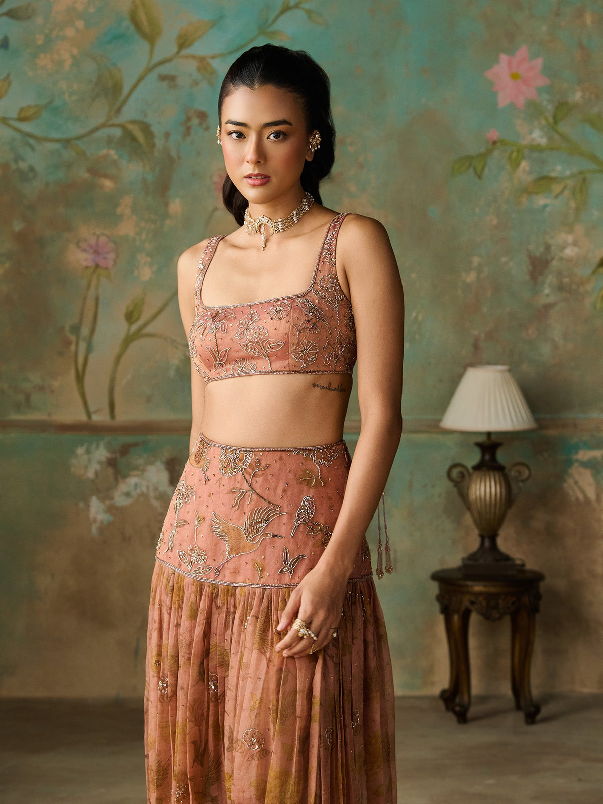 Isla Rust Skirt Set