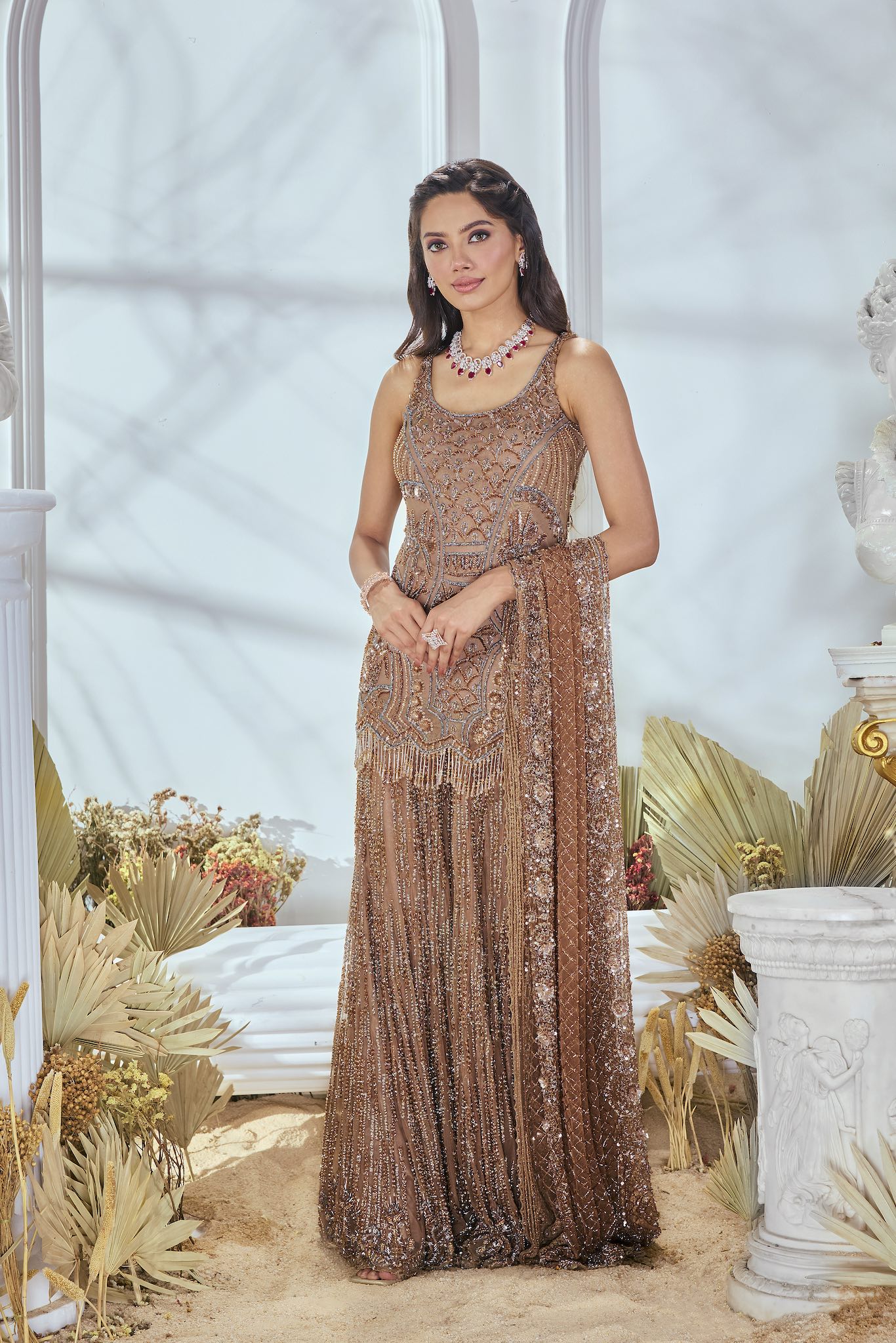 heavy wedding gold suit