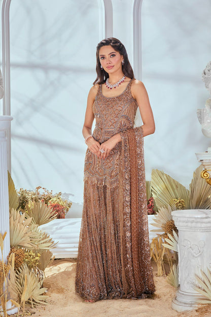 heavy wedding gold suit