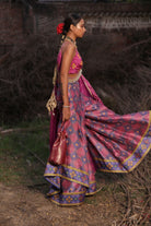 Women's Designer Hot Pink Sharara Set sideview