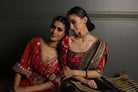 Midnight Blue woven Patola Lehenga Set