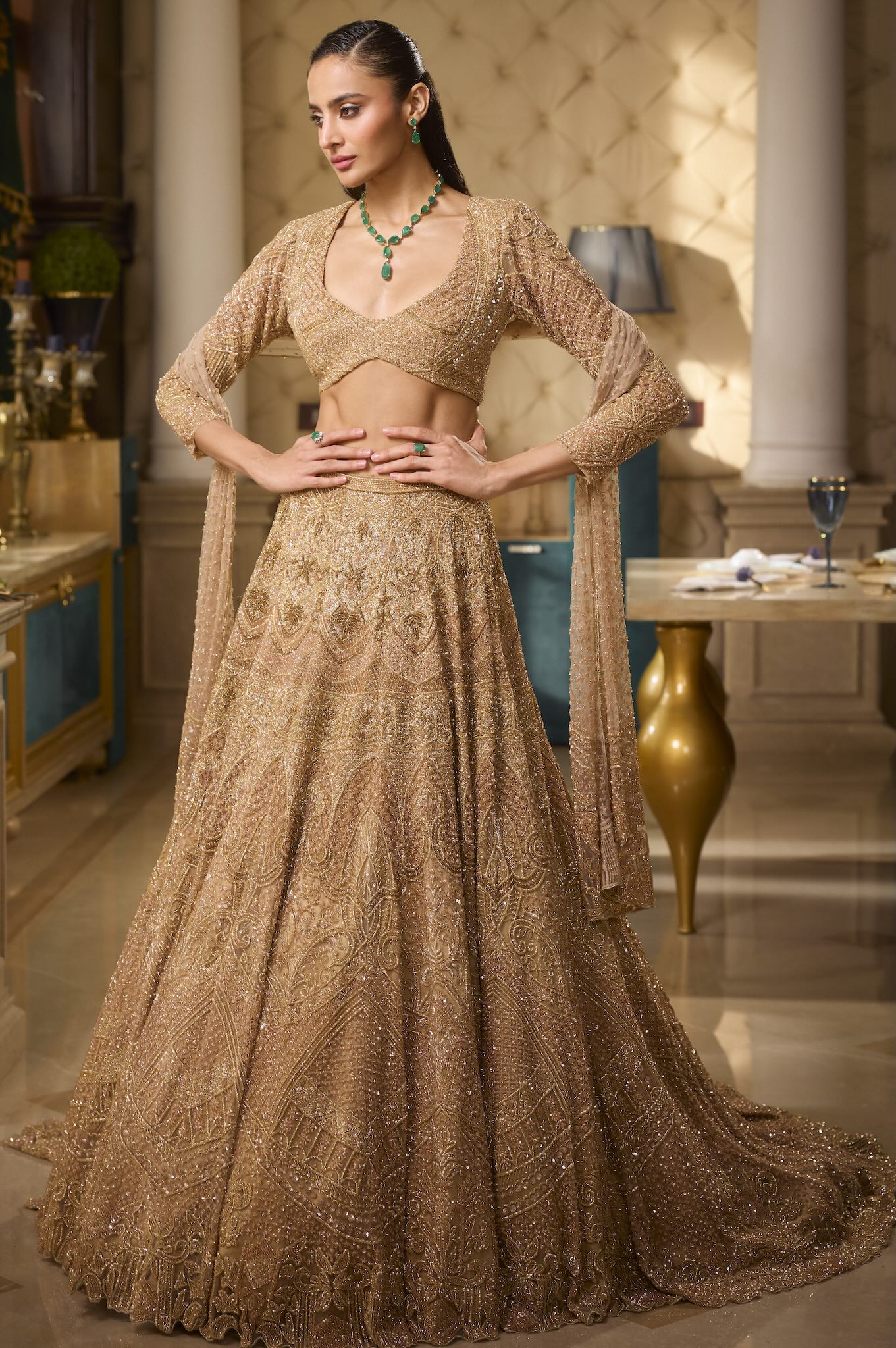 TAARA GOLD LEHENGA