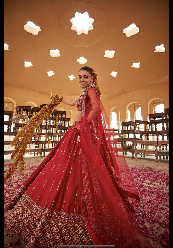 "Gulnaar" Bridal Lehenga