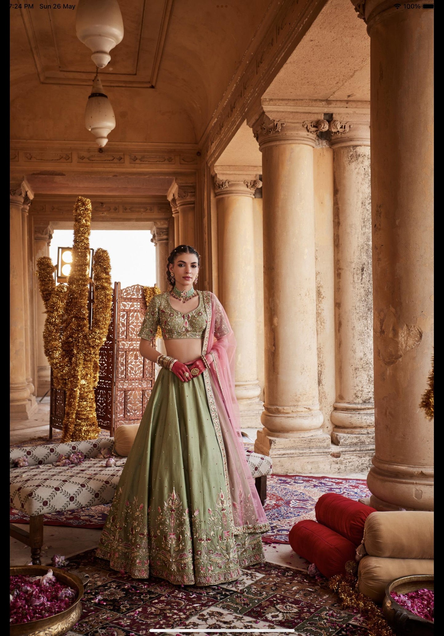 "Pushpam" Lehenga Set