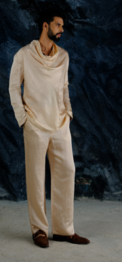 Buttercream Cowl Shirt Set