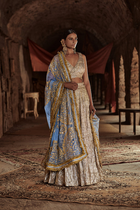 Falak Chaandi Sharara Set