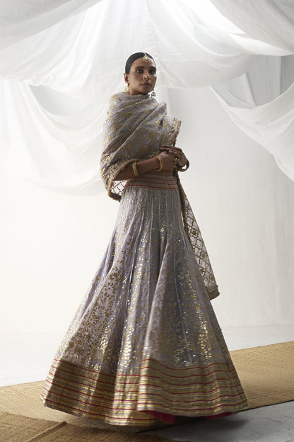 Surmayi Lehenga Set