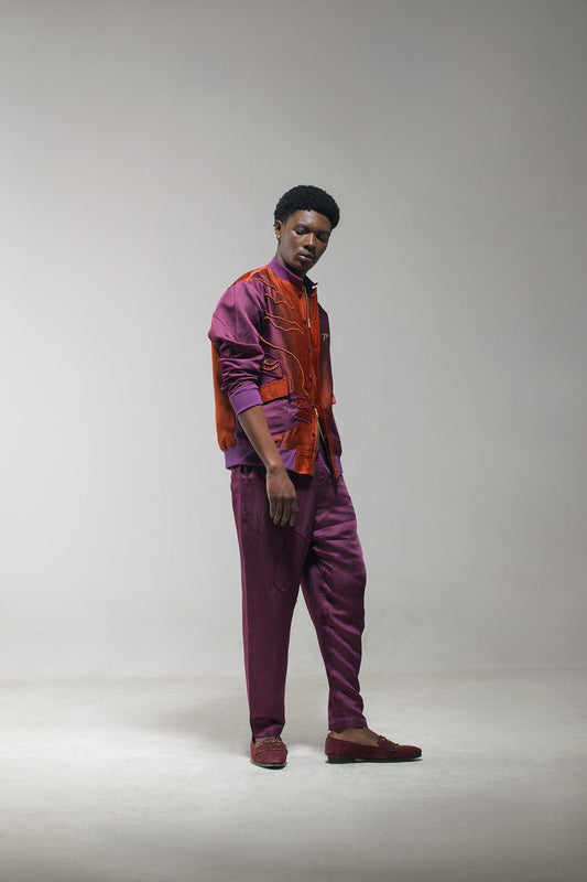 L'orange Jacket Set