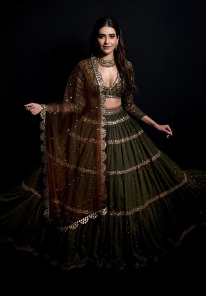Tier Lehenga Set (KARISHMA TANNA )