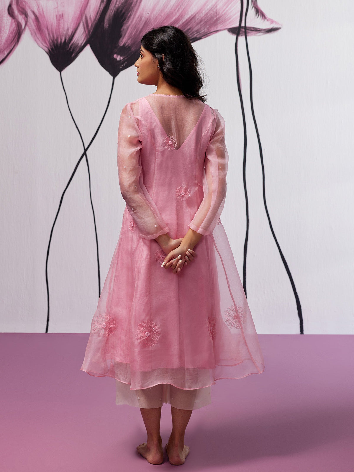 Moonshine Pink Kurta Set