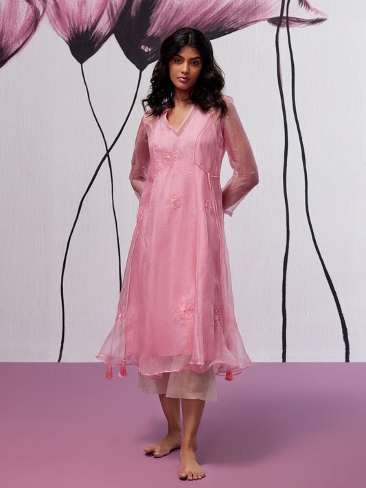 Moonshine Pink Kurta Set