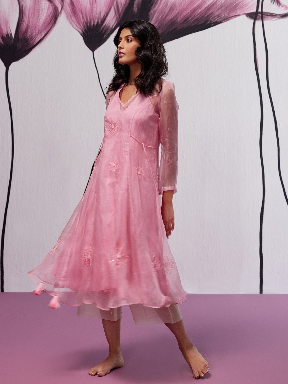 Moonshine Pink Kurta Set