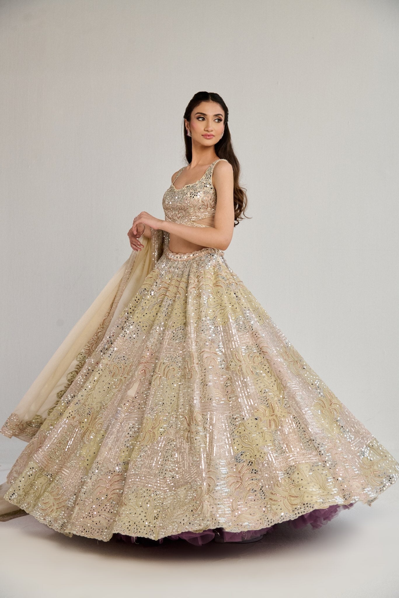 MULTICOLOR LEHENGA