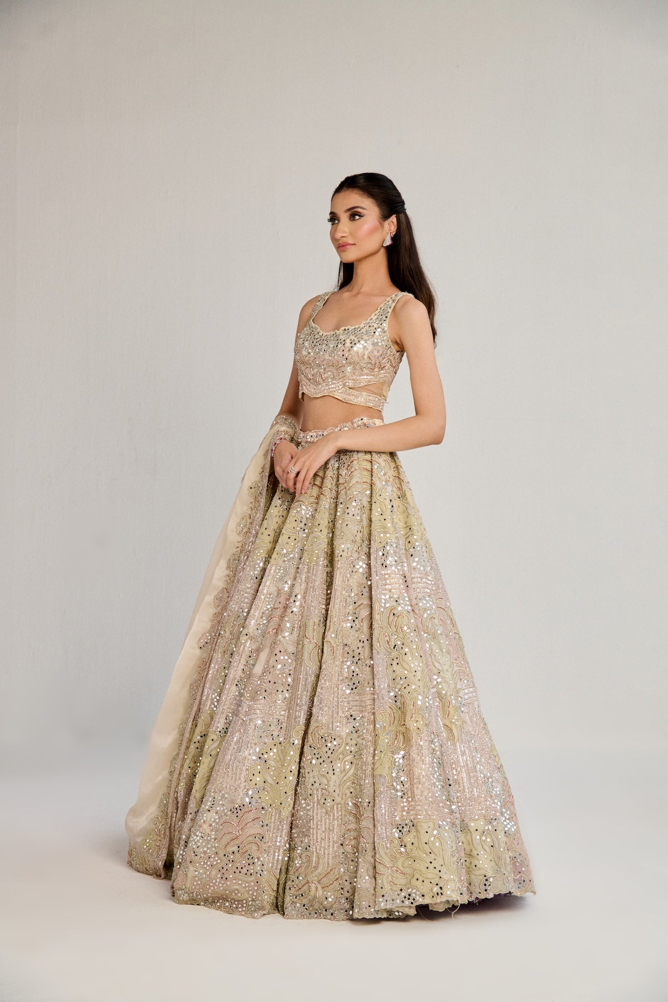 MULTICOLOR LEHENGA