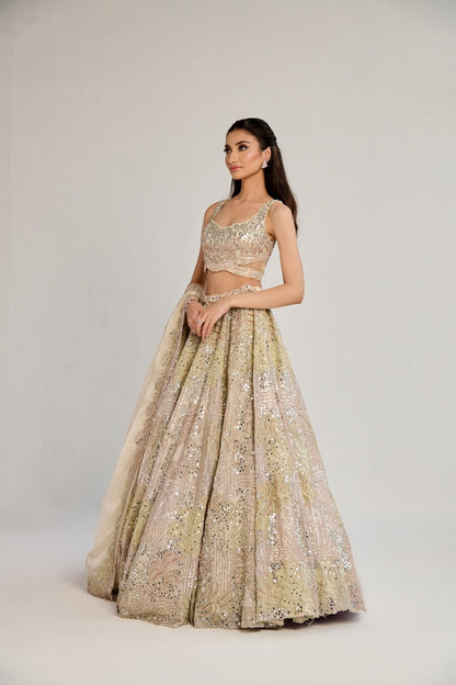 MULTICOLOR LEHENGA