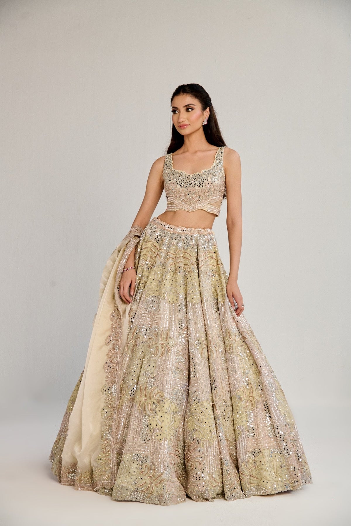 MULTICOLOR LEHENGA