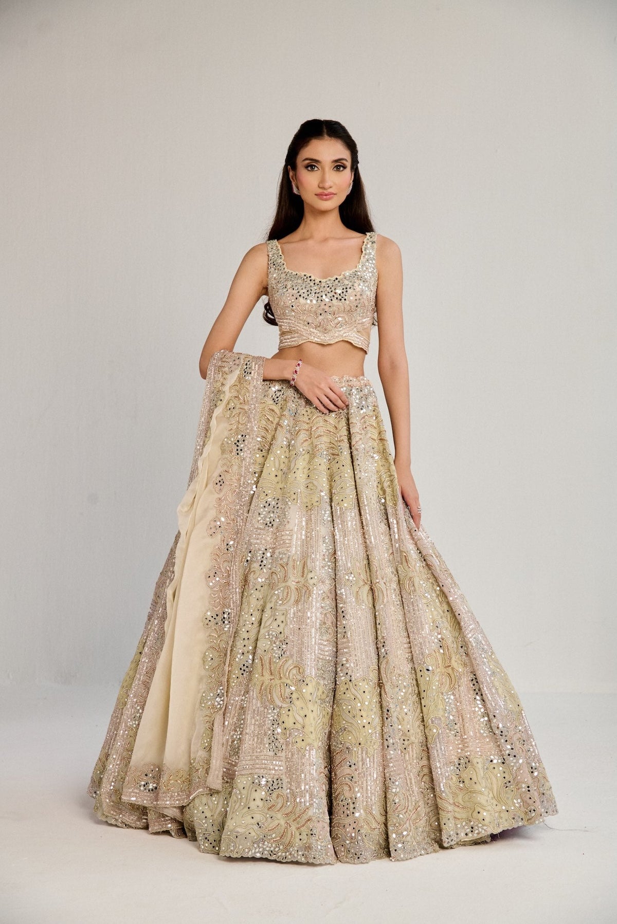 MULTICOLOR LEHENGA