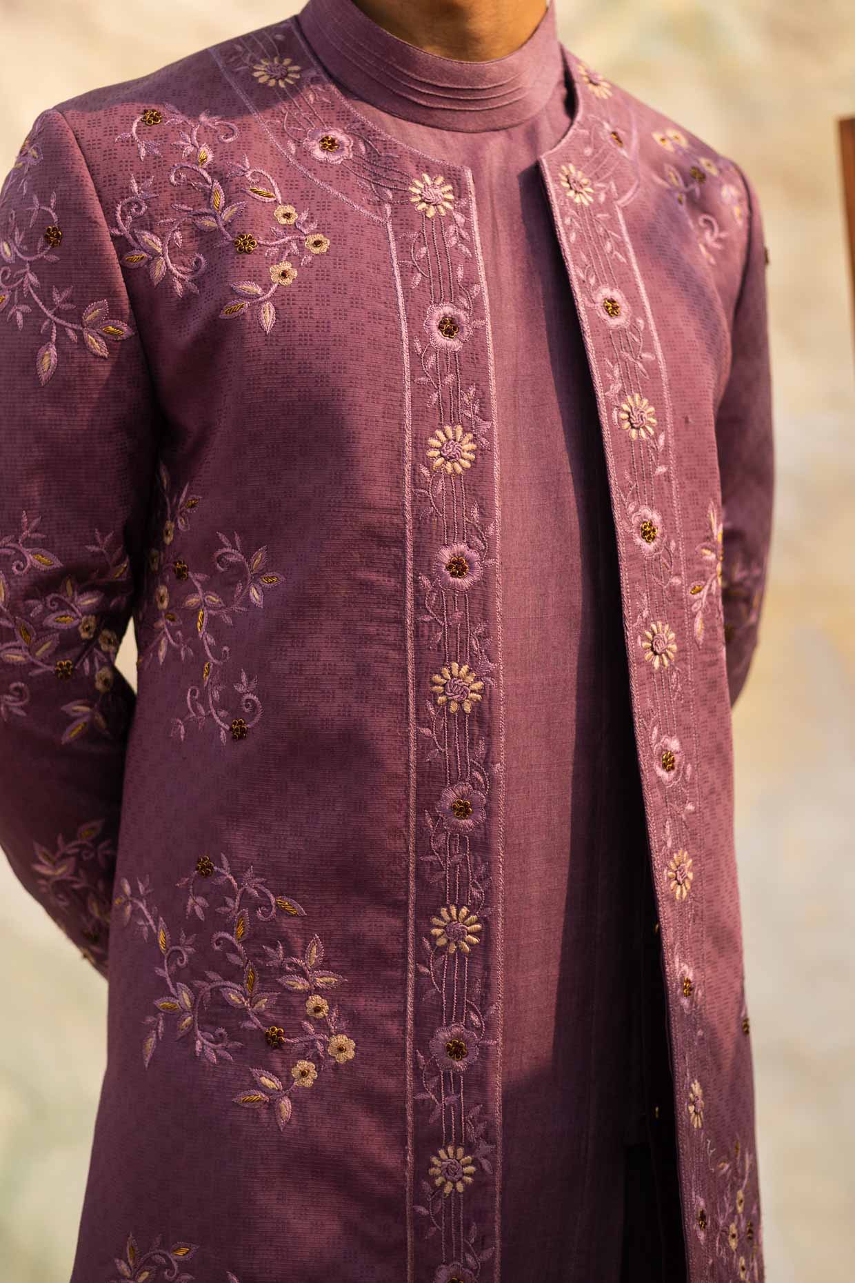 English Purple Contemporary Jacket