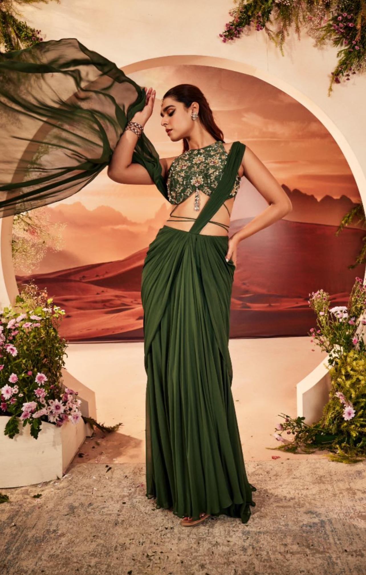 Bahaar Predrape Saree