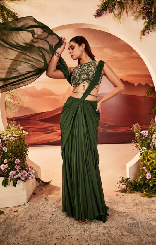 Bahaar Predrape Saree