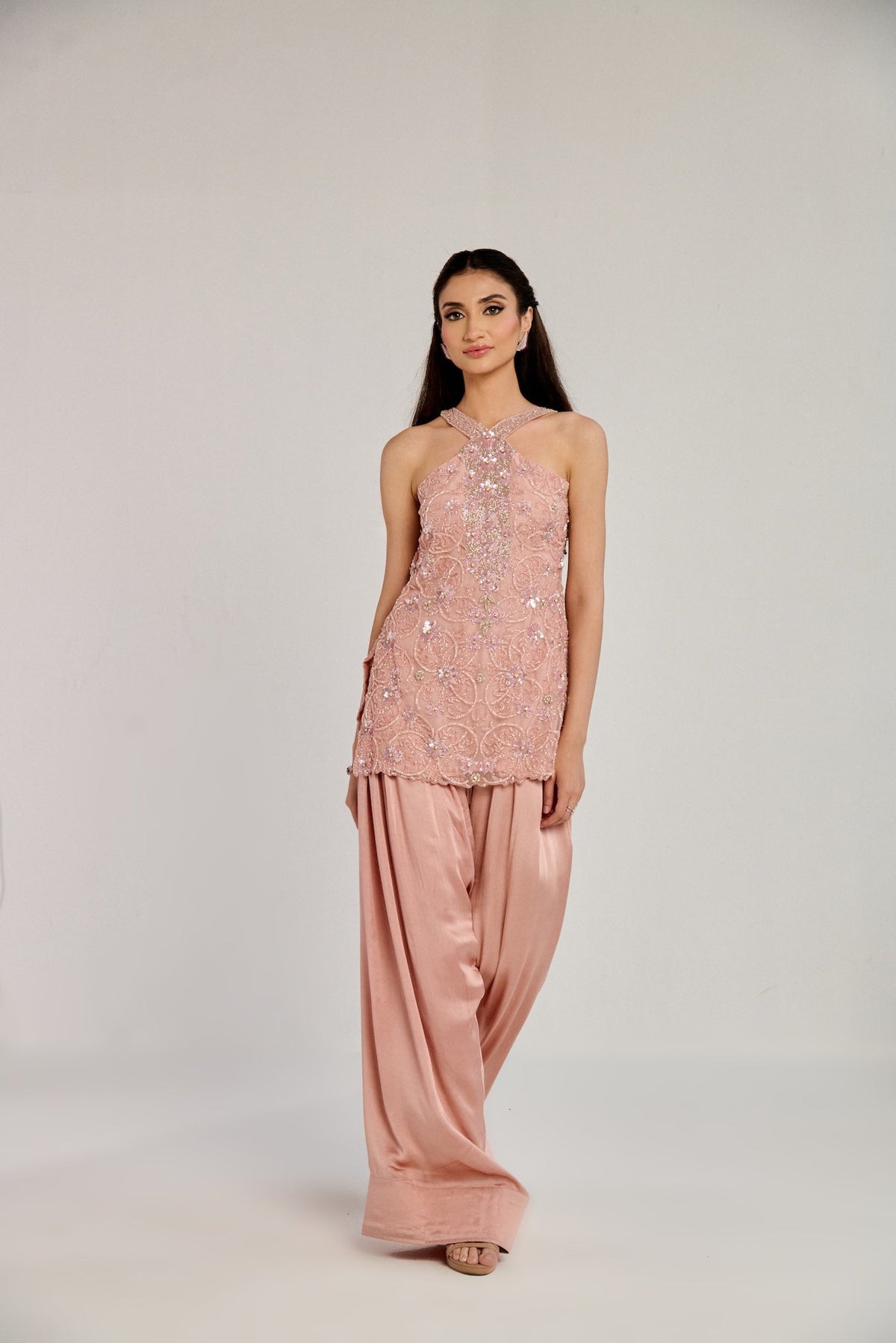 PEACH SALWAR SUIT