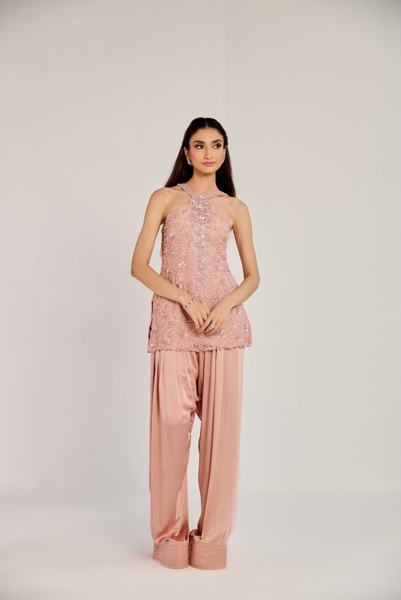 PEACH SALWAR SUIT