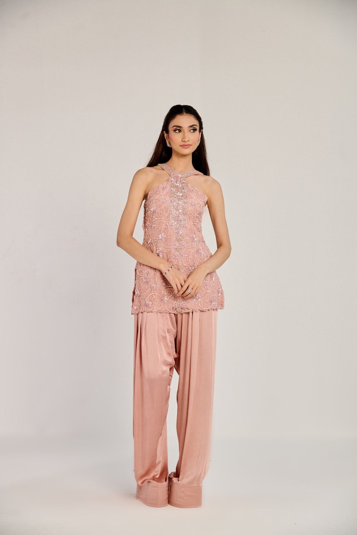 PEACH SALWAR SUIT