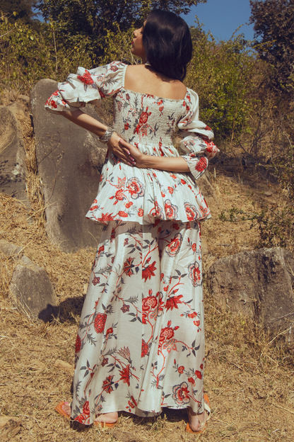 Aditi Rao Hydari in the AVEZA PEPLUM SET