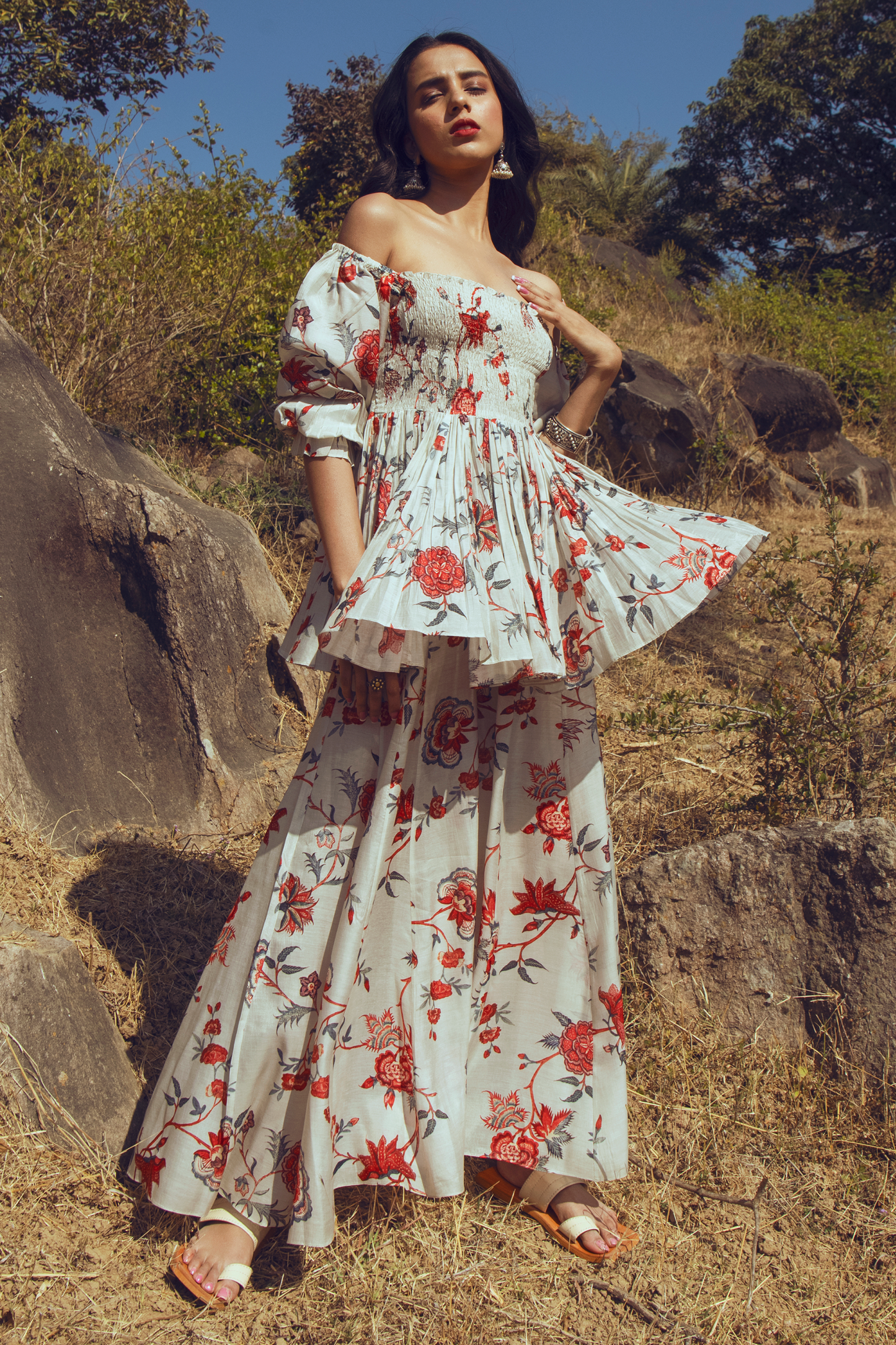 Aditi Rao Hydari in the AVEZA PEPLUM SET