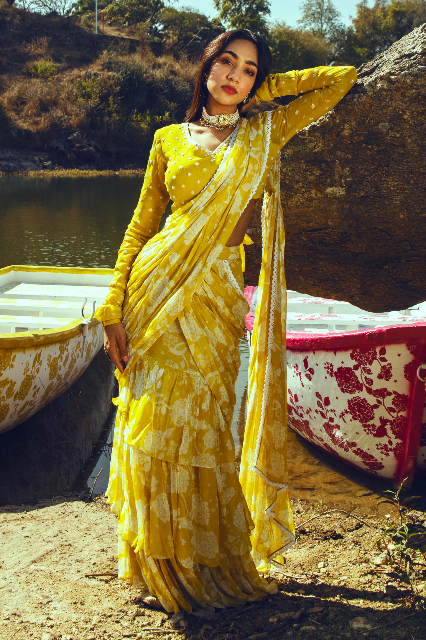 NEVRA SAREE SET