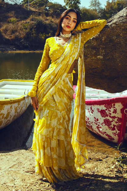 NEVRA SAREE SET