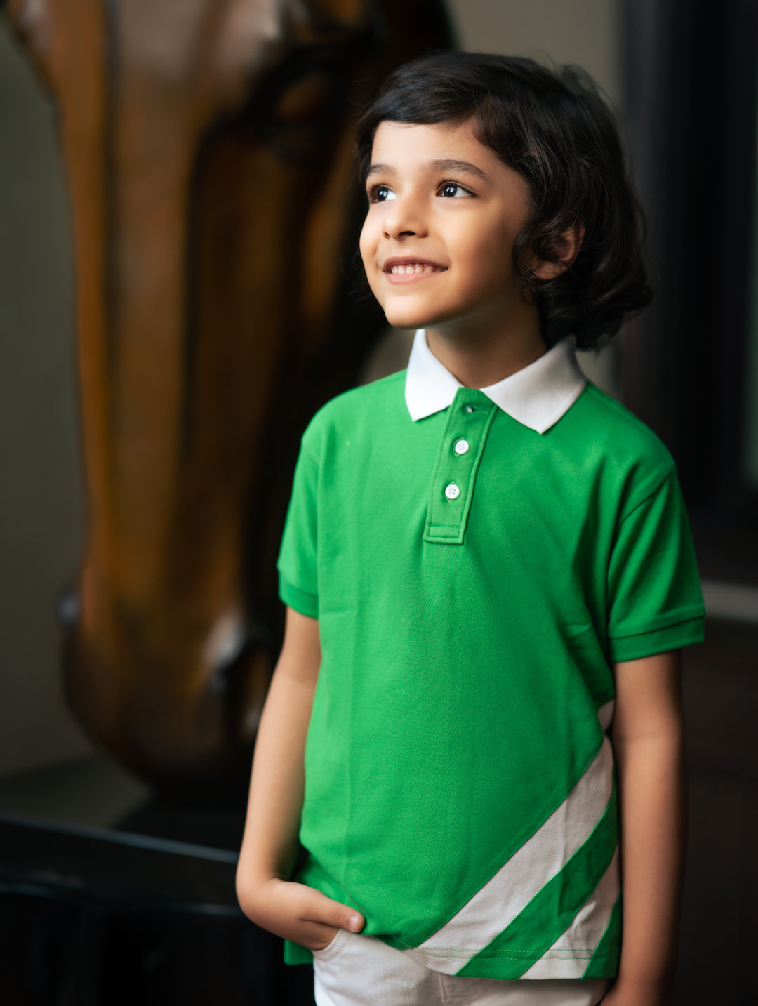 Green Pony T-Shirt for Boys - The Pony & Peony Co.
