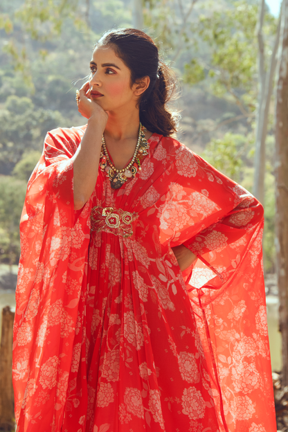 HAZEL KAFTAN – RED