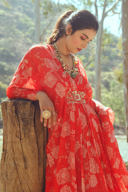 HAZEL KAFTAN – RED