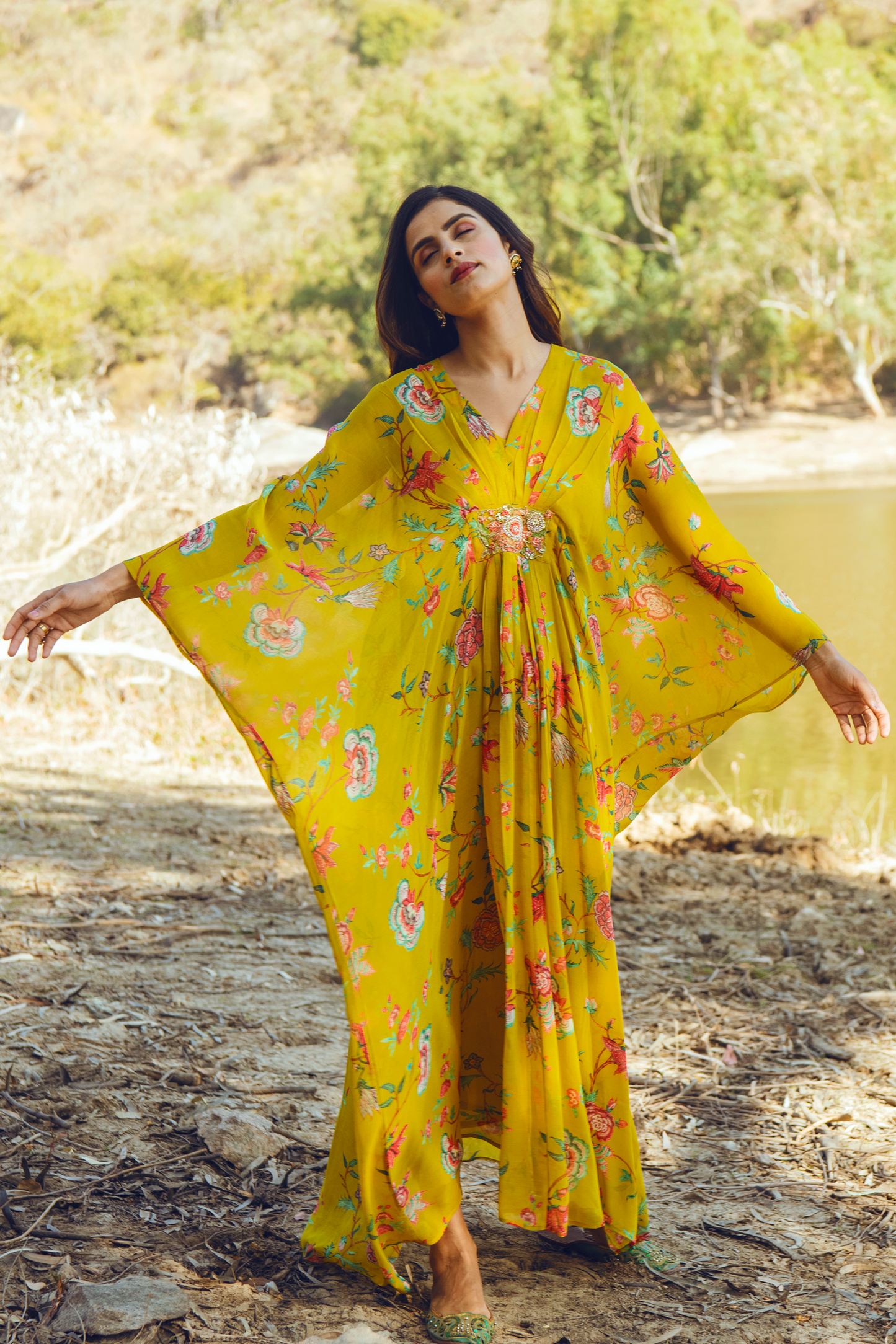 HAZEL KAFTAN – YELLOW