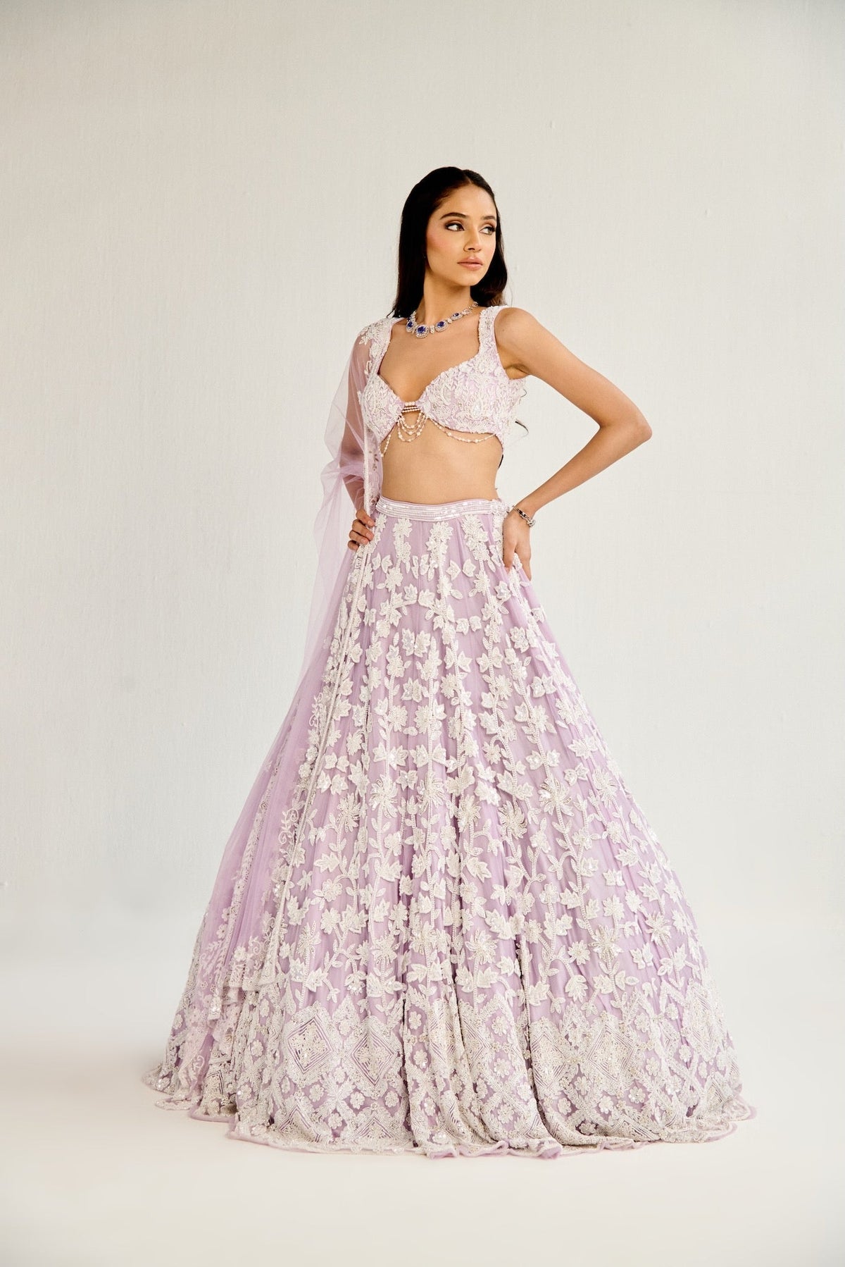 LAVENDER LEHENGA