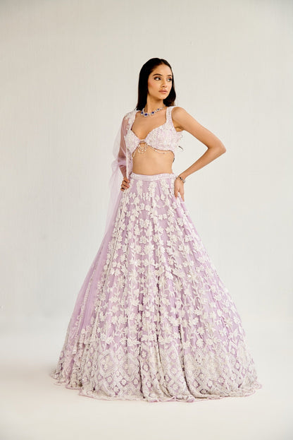 LAVENDER LEHENGA