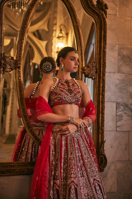 Siam-e-Shaahi Lehenga Set