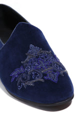 Midnight Crest Velvet Mojdis - Asuka Couture