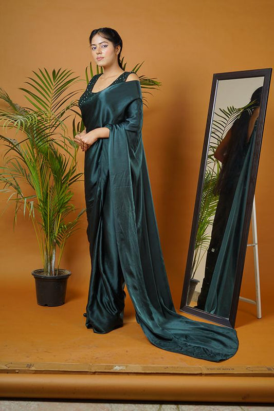 Green saree set