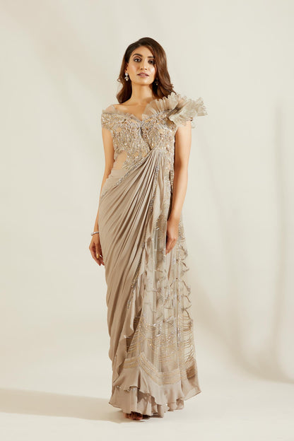 Abalone Drape Saree