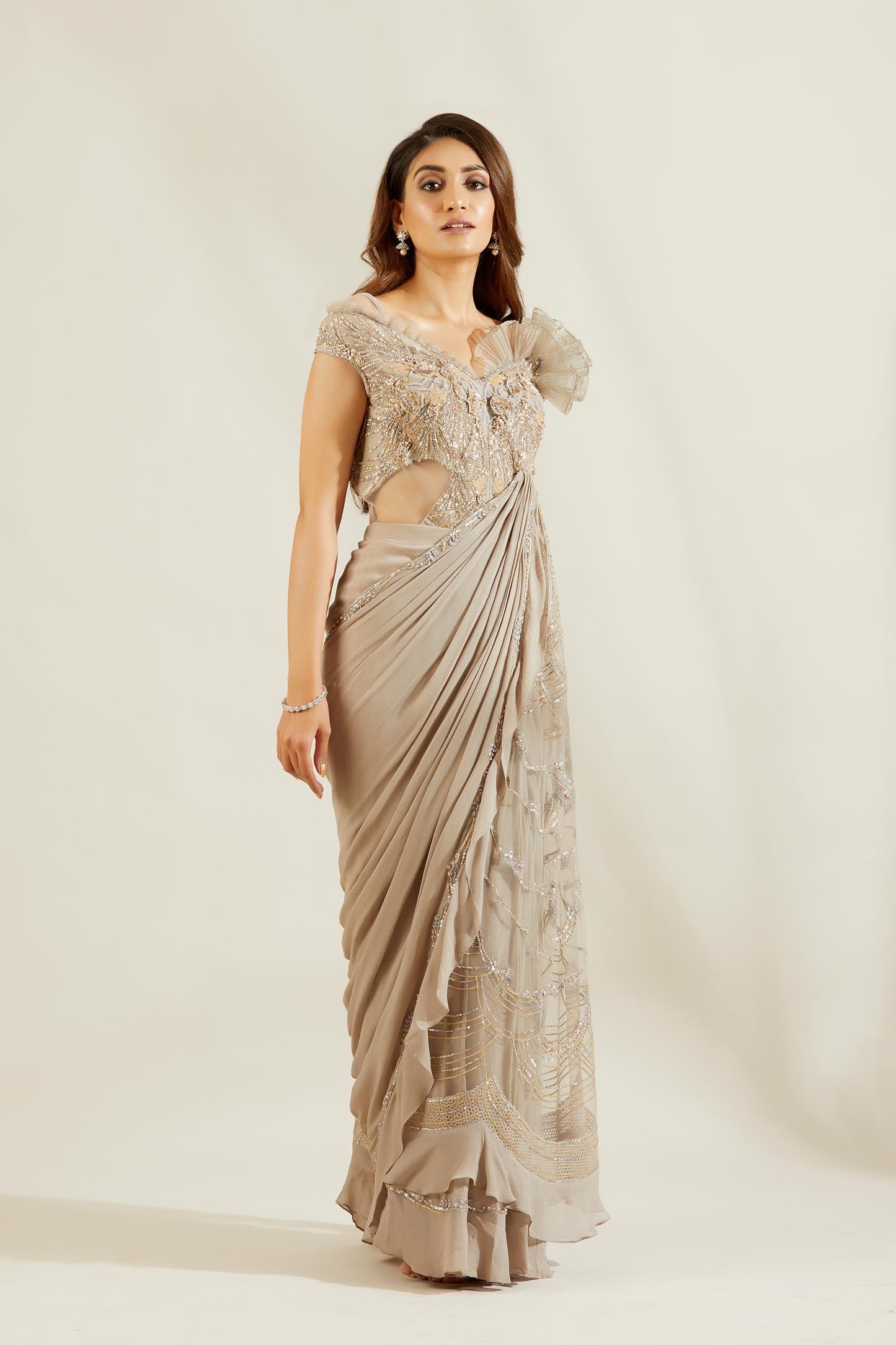 Abalone Drape Saree