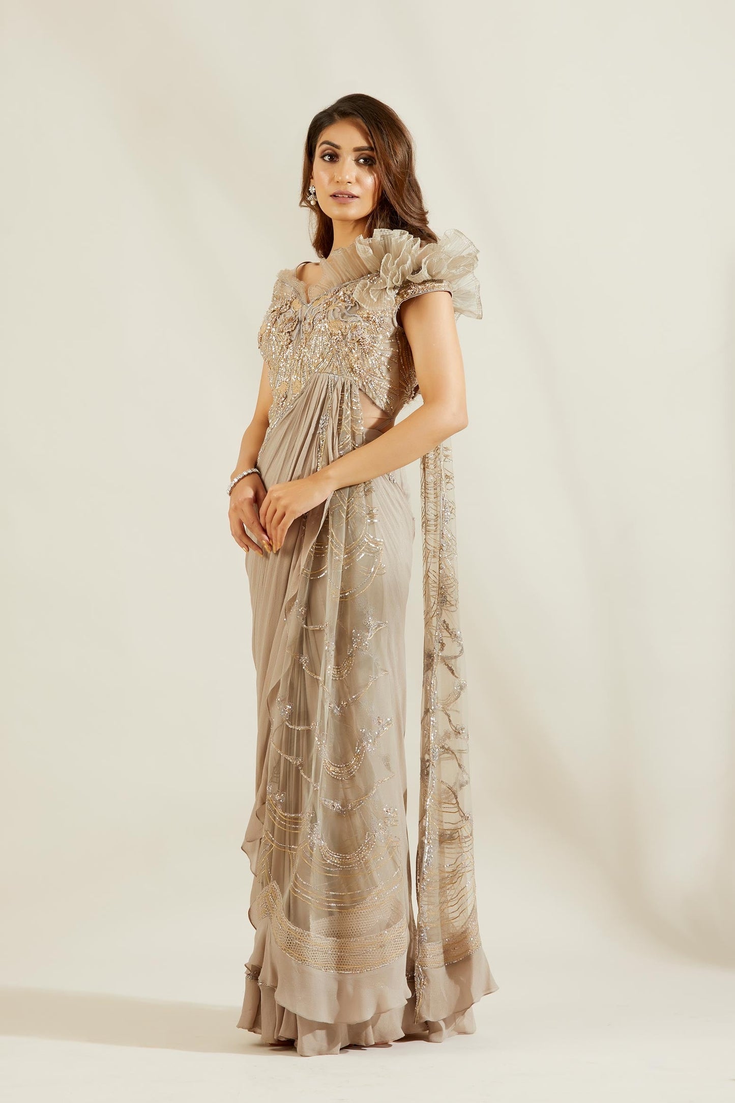 Abalone Drape Saree