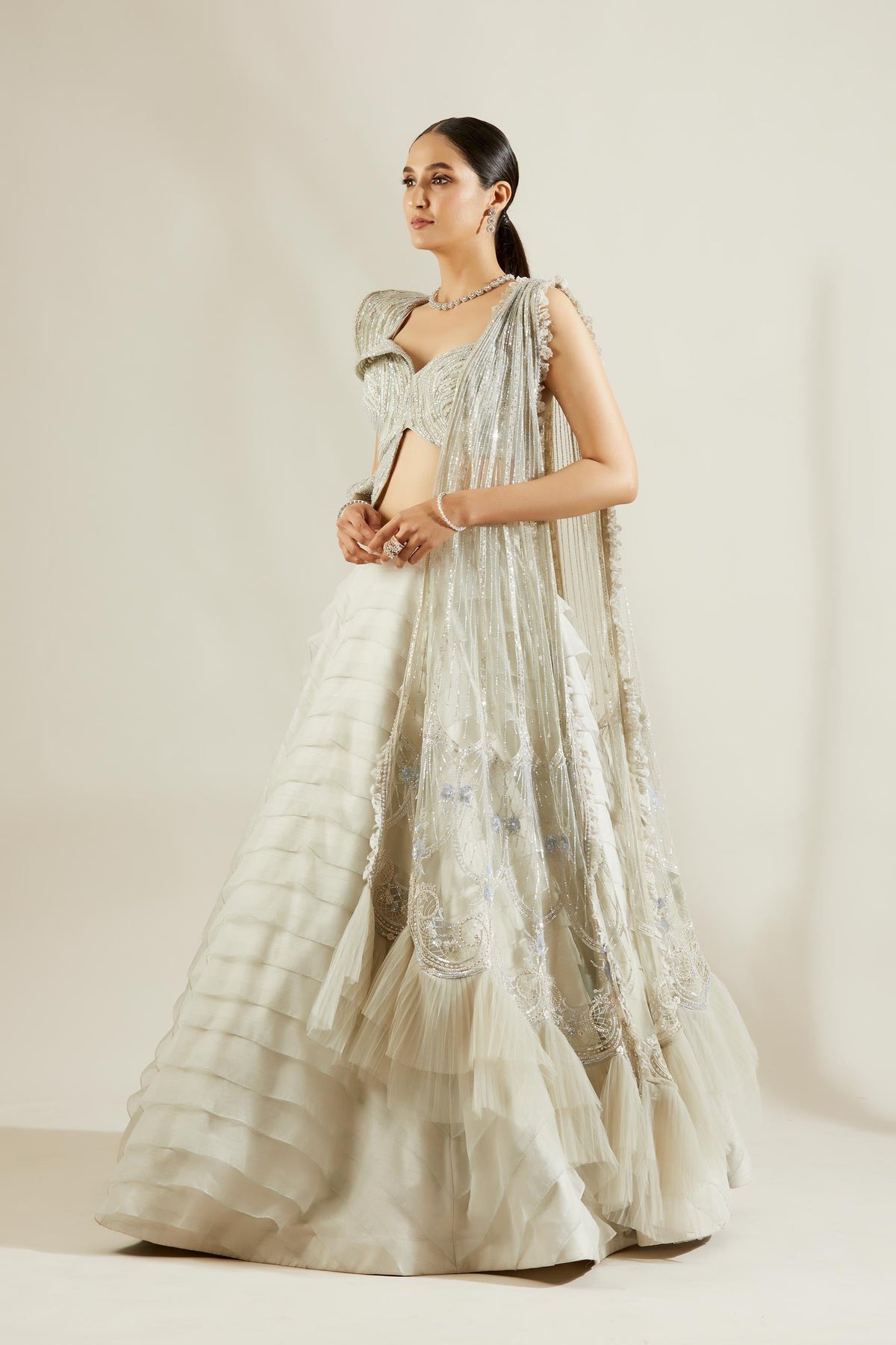 Powder Blue Lehenga