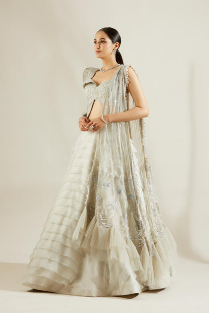 Powder Blue Lehenga