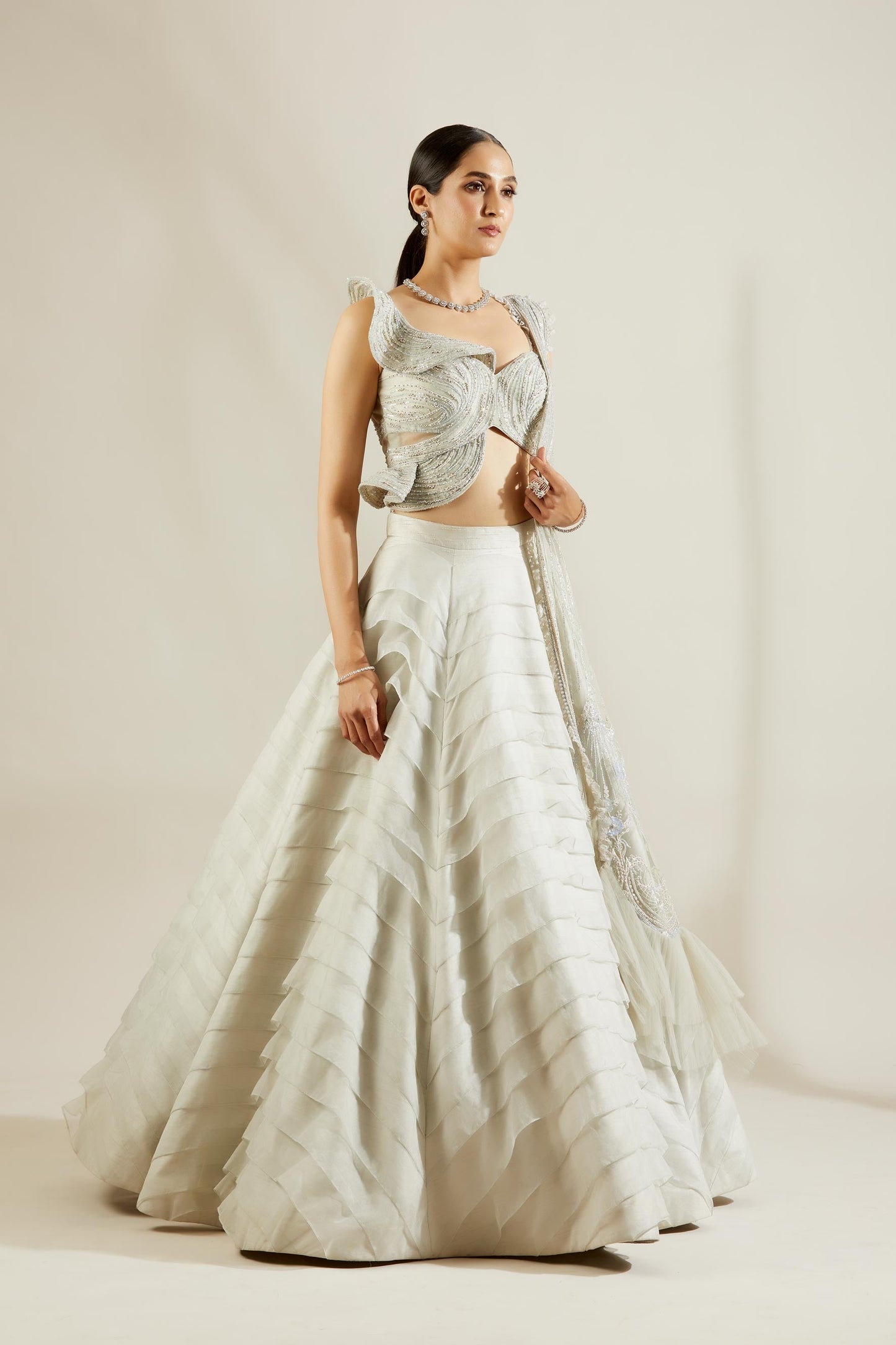 Powder Blue Lehenga