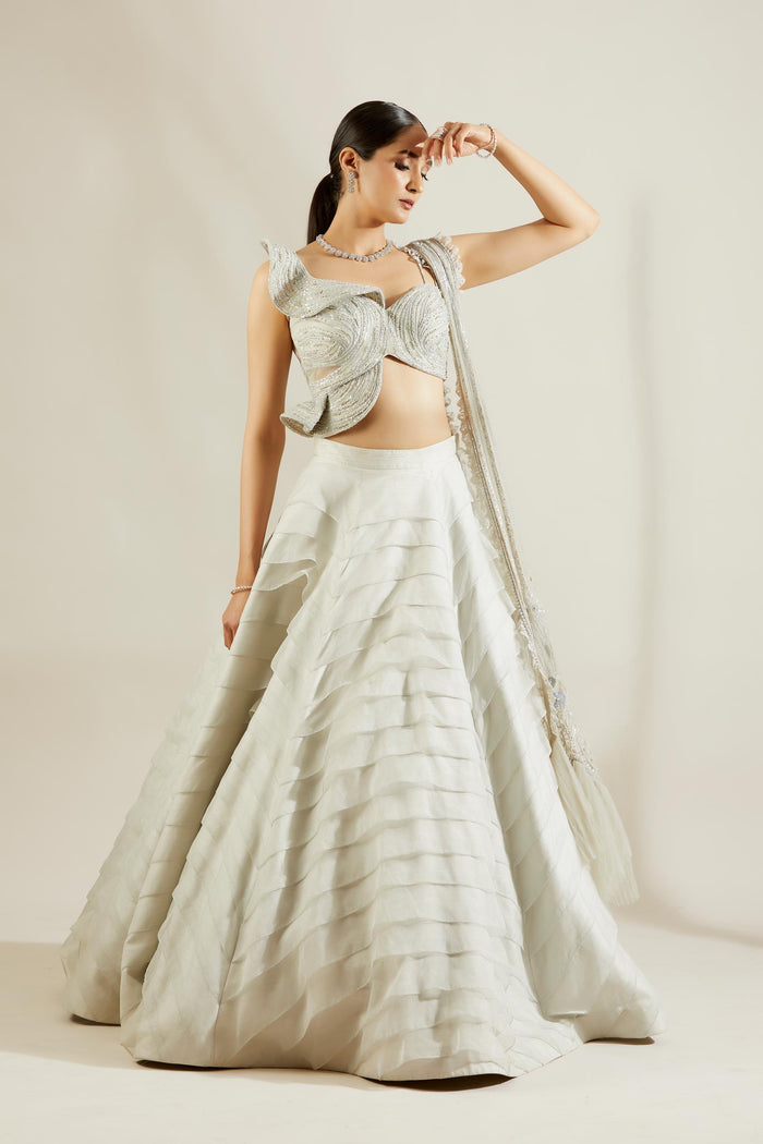 Powder Blue Lehenga