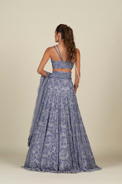 BLUE LEHENGA